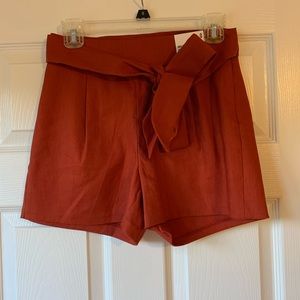 High waisted shorts